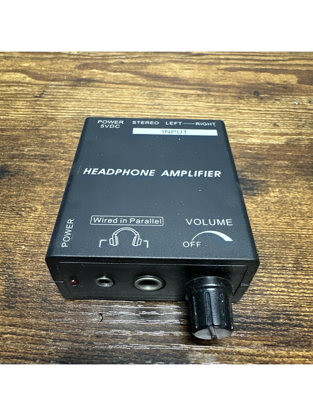 Portable Headphones Amplifier Stereo Headphone Amp Volume Control with RCA Input
